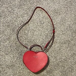 Kate Spade Vibrant Red Heart Crossbody